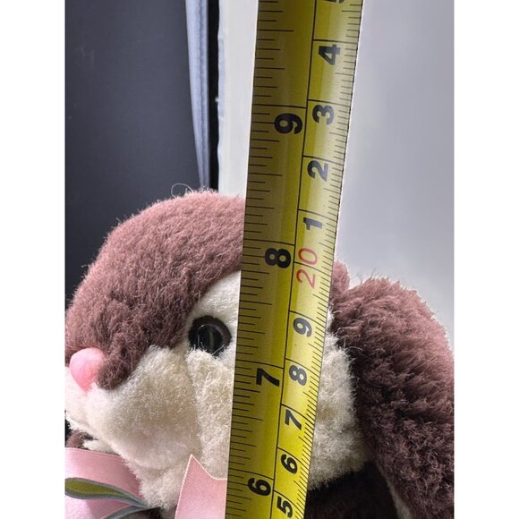 Kids of America Vtg Plush Stuffed Animal Bunny Rabbit Easter Carrot Feet 80s 7” - Picture 7 of 13